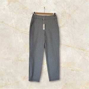 Max Studio Black Patterned Pants